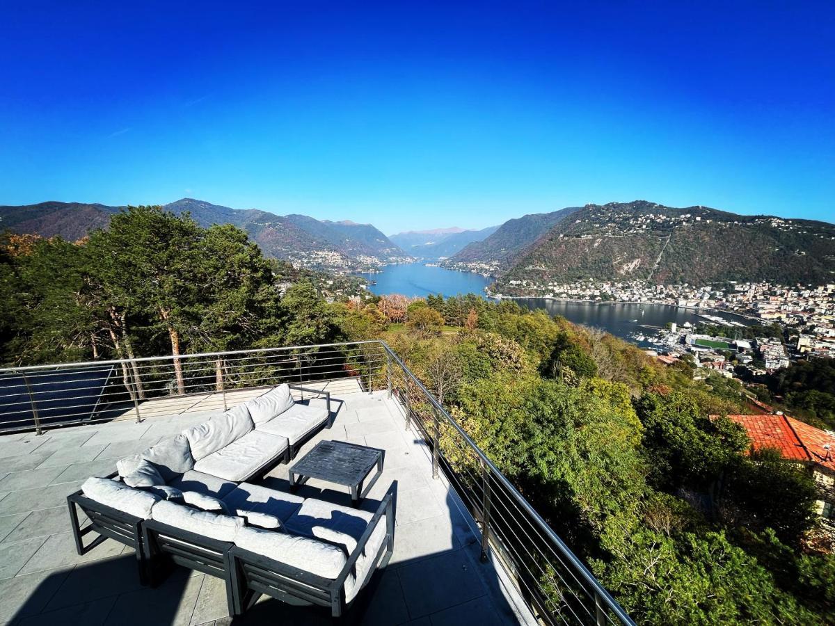 Penthouse - Villa Cardano Côme Extérieur photo